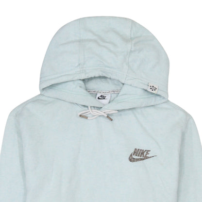 Womens UK Size S Nike Blue Pullover Hoodie
