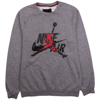 Mens UK Size M Nike Grey Pullover Sweatshirt