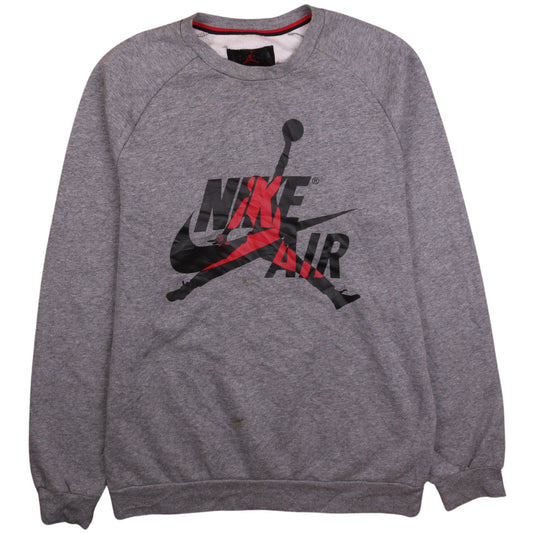 Mens UK Size M Nike Grey Pullover Sweatshirt