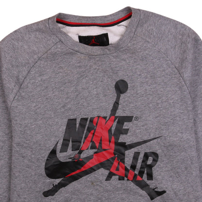 Mens UK Size M Nike Grey Pullover Sweatshirt