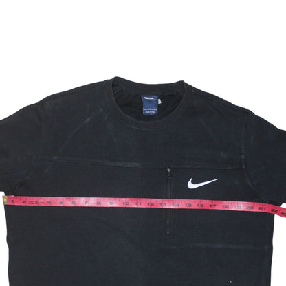 Mens UK Size L Nike Black Pullover Sweatshirt