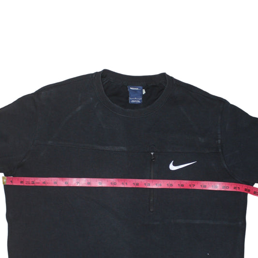 Mens UK Size L Nike Black Pullover Sweatshirt