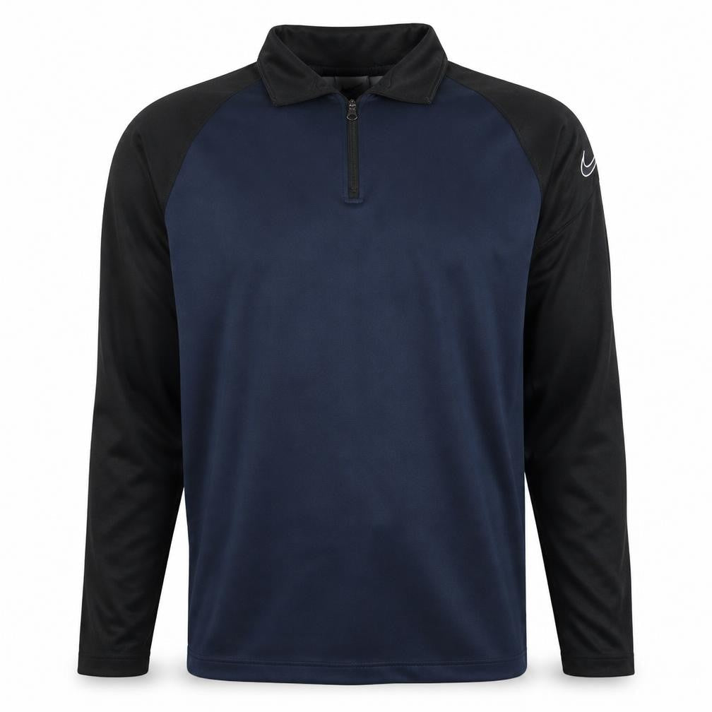 Mens UK Size S Nike Blue 1/2 Zip Sweatshirt