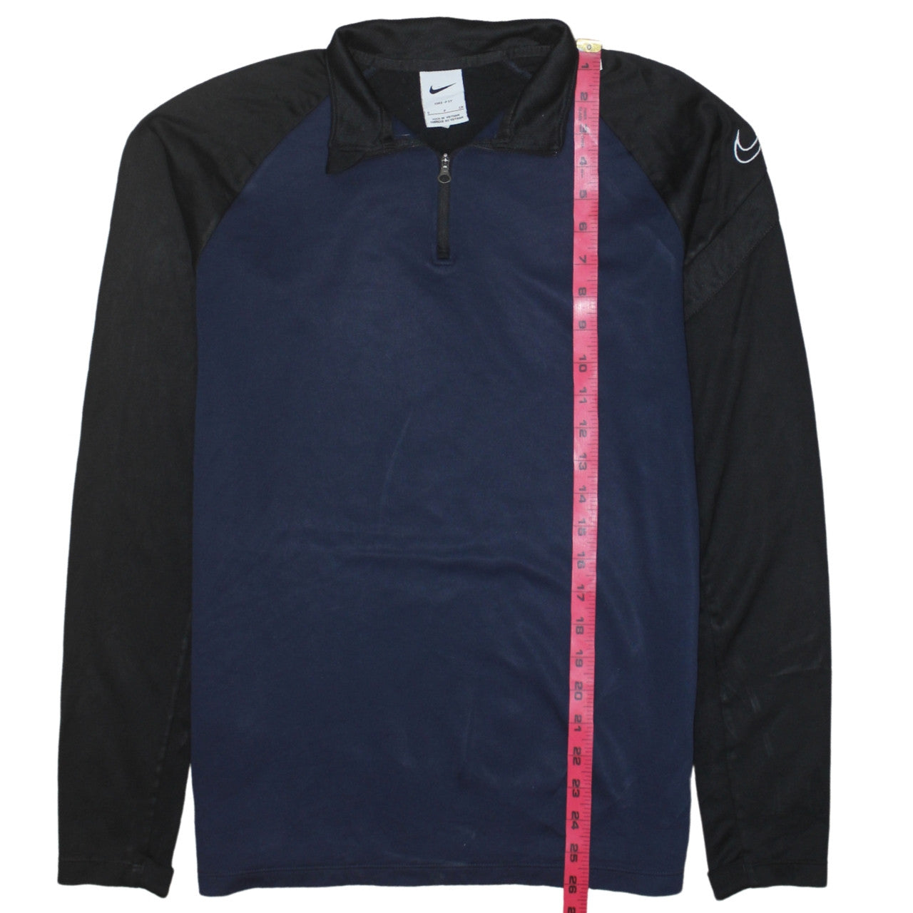 Mens UK Size S Nike Blue 1/2 Zip Sweatshirt