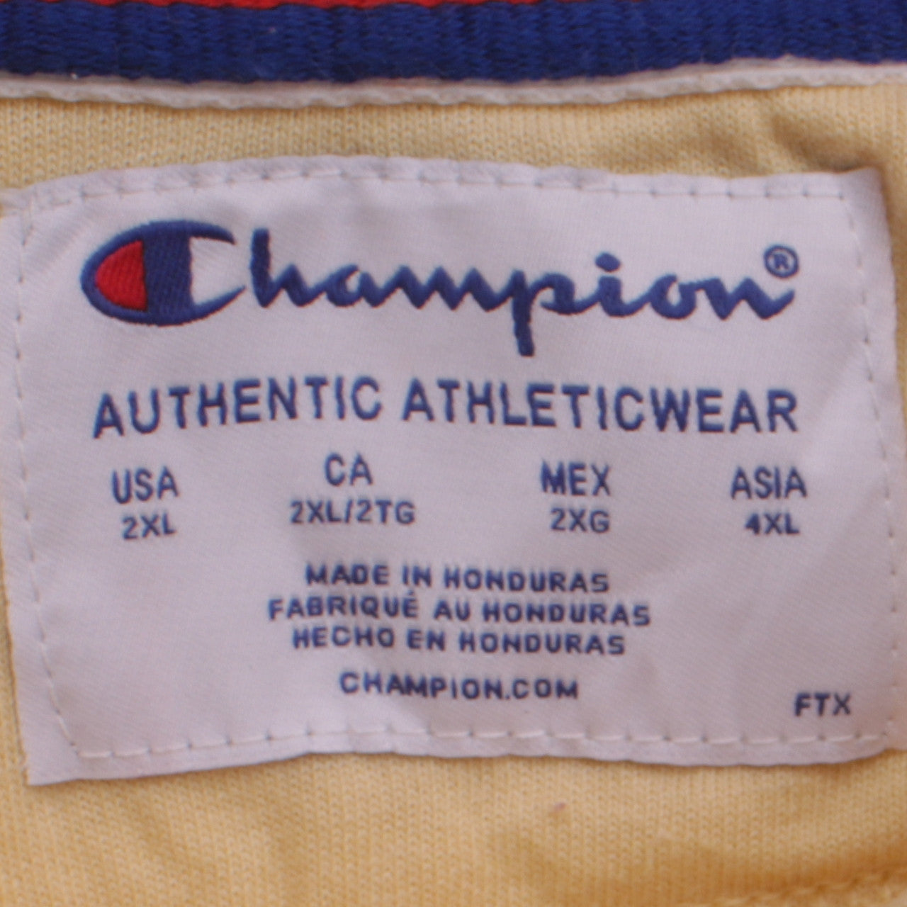 Womens UK Size 2XL Champion Beige Pullover Hoodie