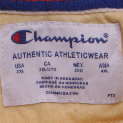 Womens UK Size 2XL Champion Beige Pullover Hoodie