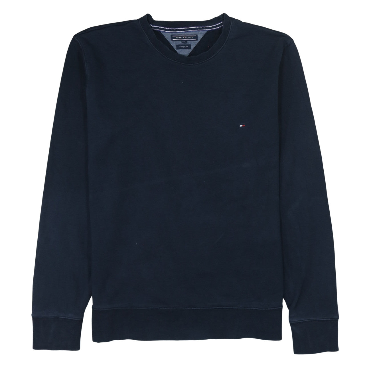 Mens UK Size 2XL Tommy Hilfiger Blue Pullover Sweatshirt