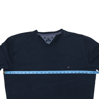 Mens UK Size 2XL Tommy Hilfiger Blue Pullover Sweatshirt