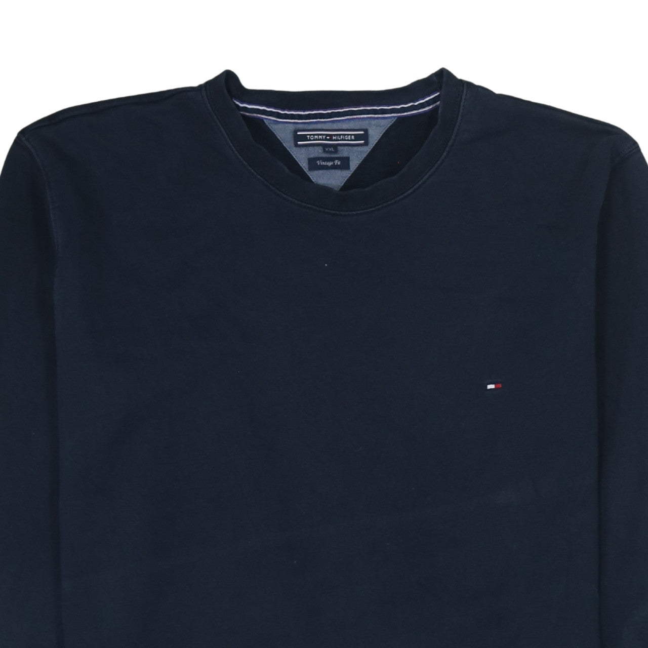 Mens UK Size 2XL Tommy Hilfiger Blue Pullover Sweatshirt