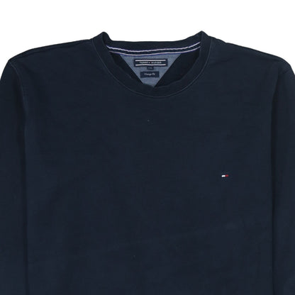 Mens UK Size 2XL Tommy Hilfiger Blue Pullover Sweatshirt