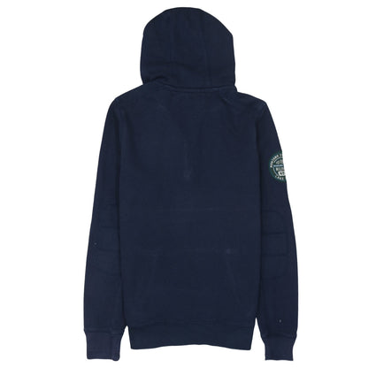 Mens UK Size M Tommy Hilfiger Blue 1/2 Zip Hoodie