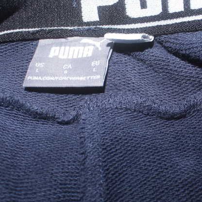 Mens UK Size L PUMA Regular Fit Sweatpants Blue Trousers