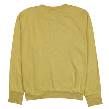 Womens UK Size M Lee Yellow Pullover Sweatshirt