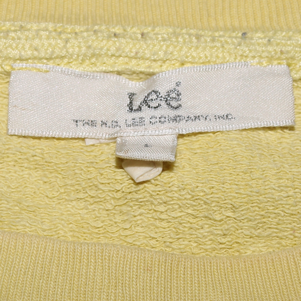 Womens UK Size M Lee Yellow Pullover Sweatshirt