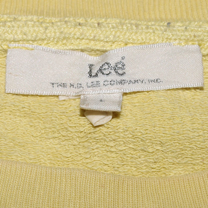 Womens UK Size M Lee Yellow Pullover Sweatshirt