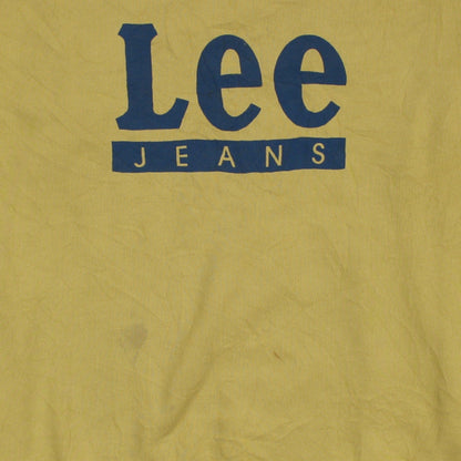 Womens UK Size M Lee Yellow Pullover Sweatshirt