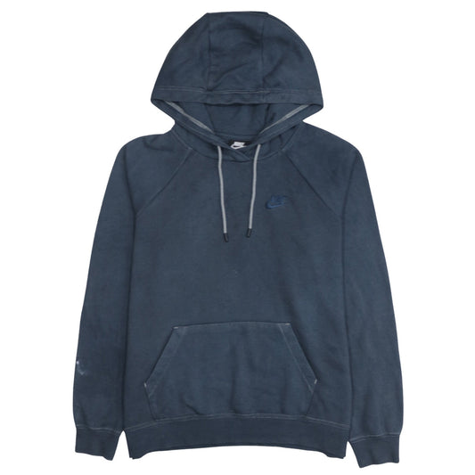 Mens UK Size M Nike Blue Pullover Hoodie