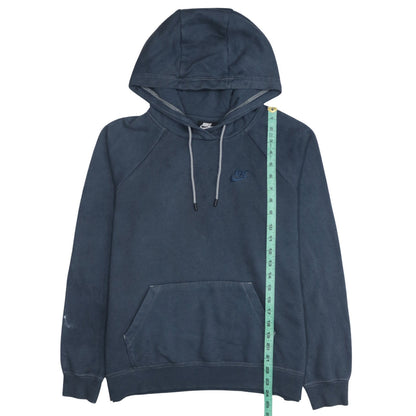 Mens UK Size M Nike Blue Pullover Hoodie