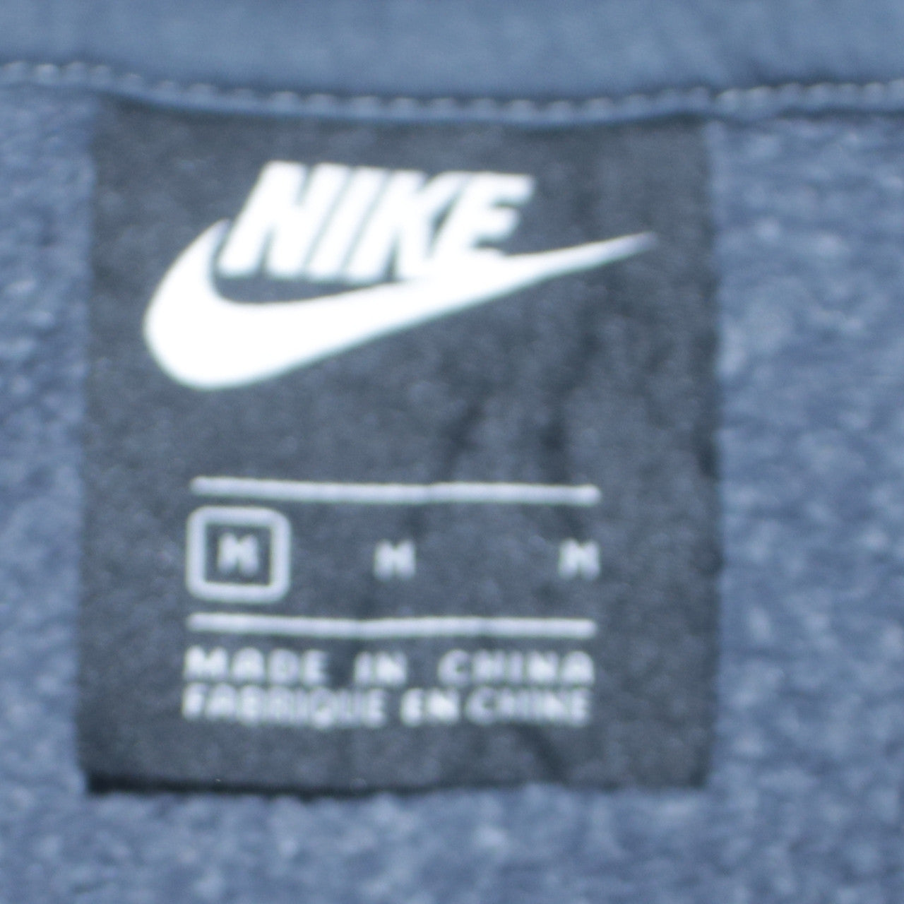 Mens UK Size M Nike Blue Pullover Hoodie