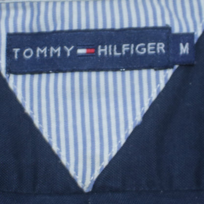 Tommy Hilfiger Men's Blue Long Sleeve Button-Down Cotton Shirt M