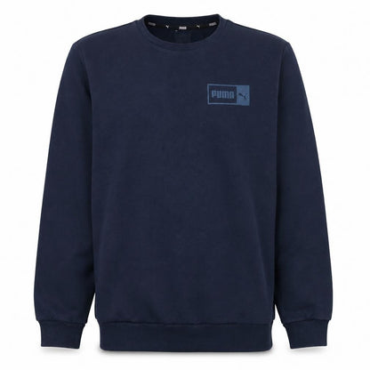 Mens UK Size L PUMA Blue Pullover Sweatshirt