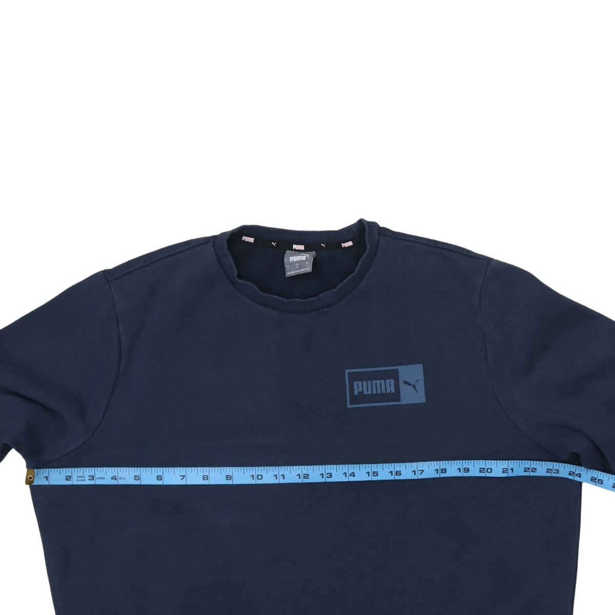 Mens UK Size L PUMA Blue Pullover Sweatshirt
