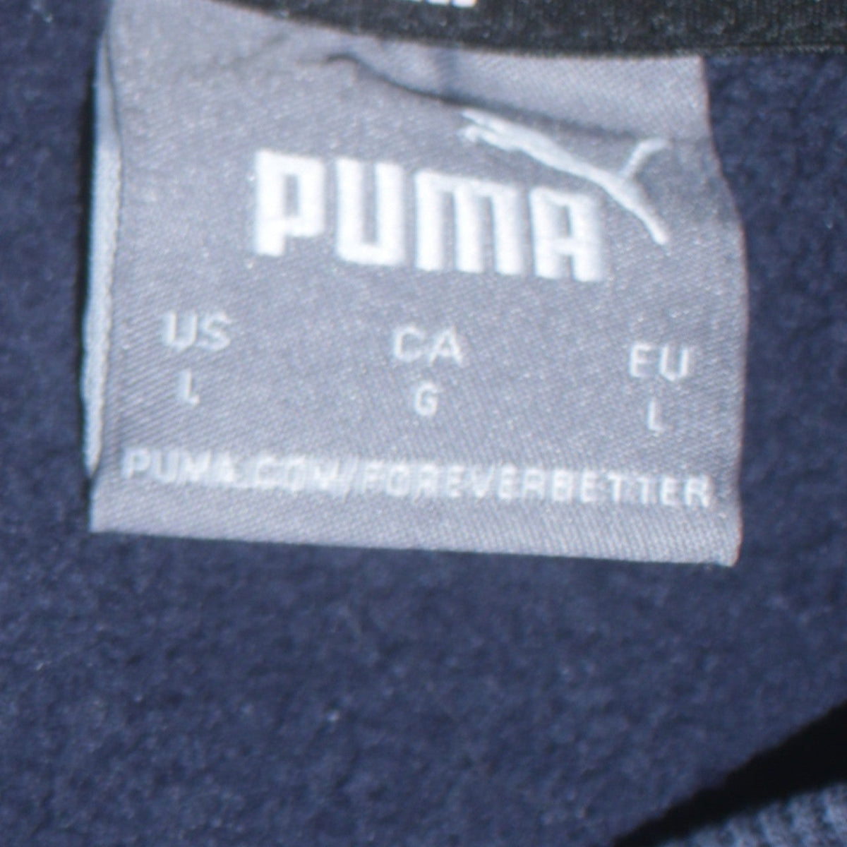 Mens UK Size L PUMA Blue Pullover Sweatshirt