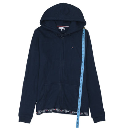 Mens UK Size M Tommy Hilfiger Blue Full Zip Hoodie