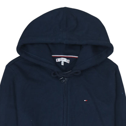 Mens UK Size M Tommy Hilfiger Blue Full Zip Hoodie