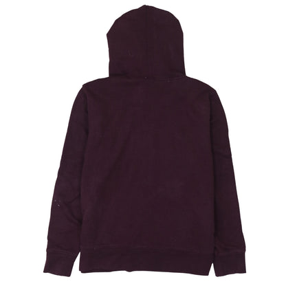 Womens UK Size L Gap Red Full Zip Hoodie
