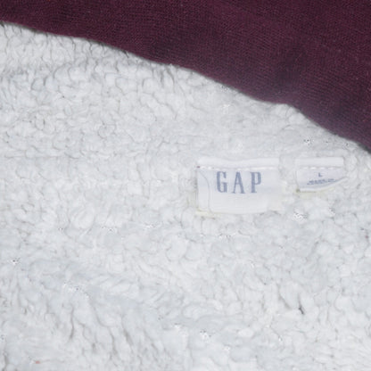 Womens UK Size L Gap Red Full Zip Hoodie