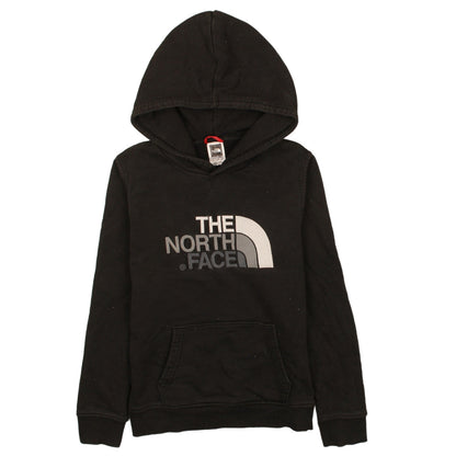 The North Face Boys Black Pullover Hoodie L Logo Fleece Sweatshirt