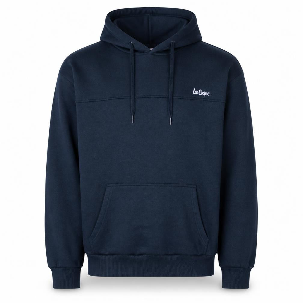 Mens UK Size L Lee Cooper Blue Pullover Hoodie