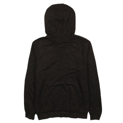 Adidas Boys Black Pullover Hoodie 13-14 Years Classic Logo Cotton Blend