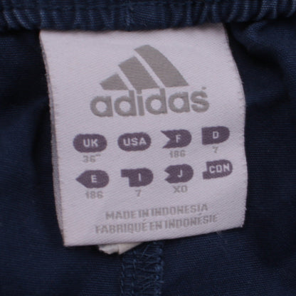 Adidas Men's Blue 36 Jogger Trousers with Side Stripes
