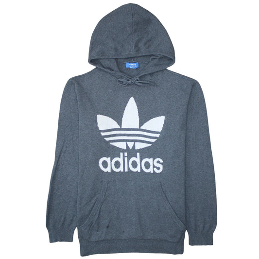Womens UK Size L adidas Grey Pullover Jumper