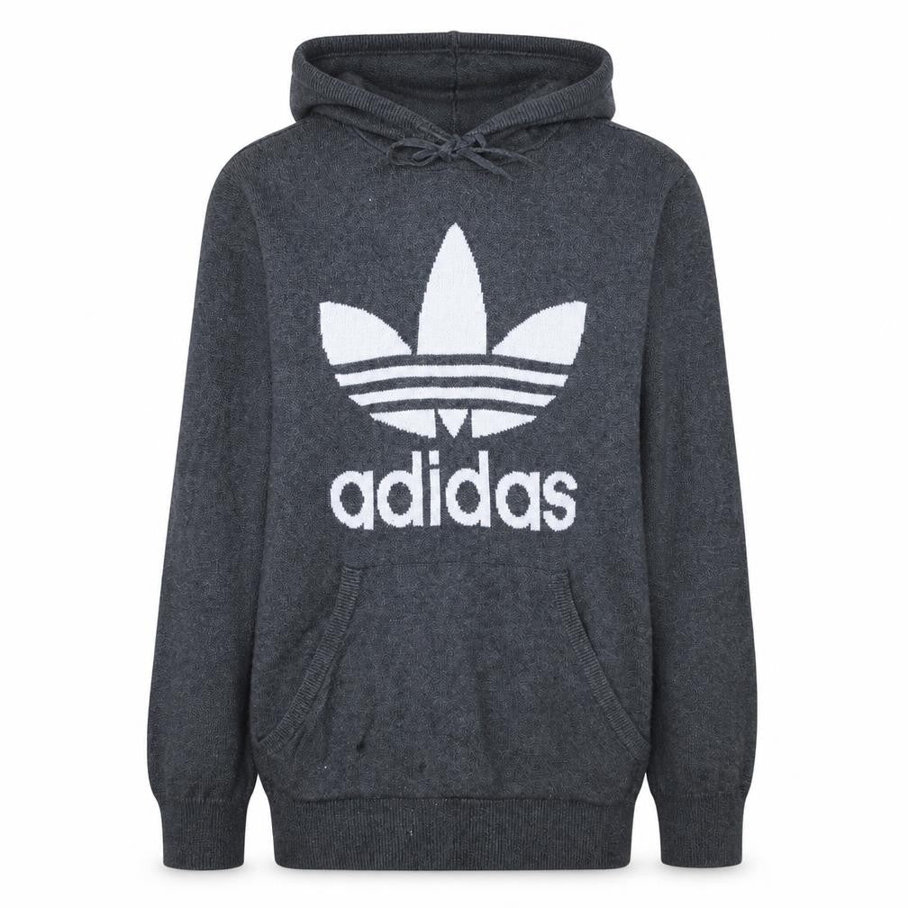 Womens UK Size L adidas Grey Pullover Jumper