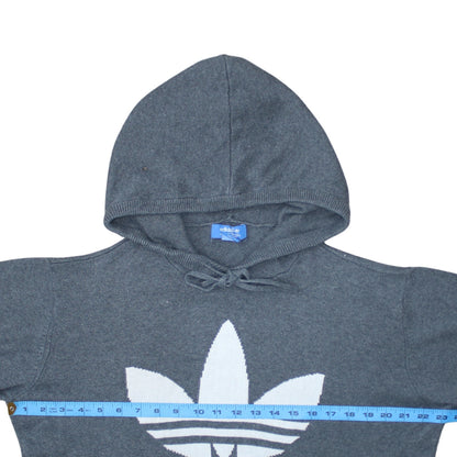 Womens UK Size L adidas Grey Pullover Jumper