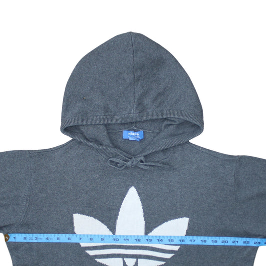 Womens UK Size L adidas Grey Pullover Jumper