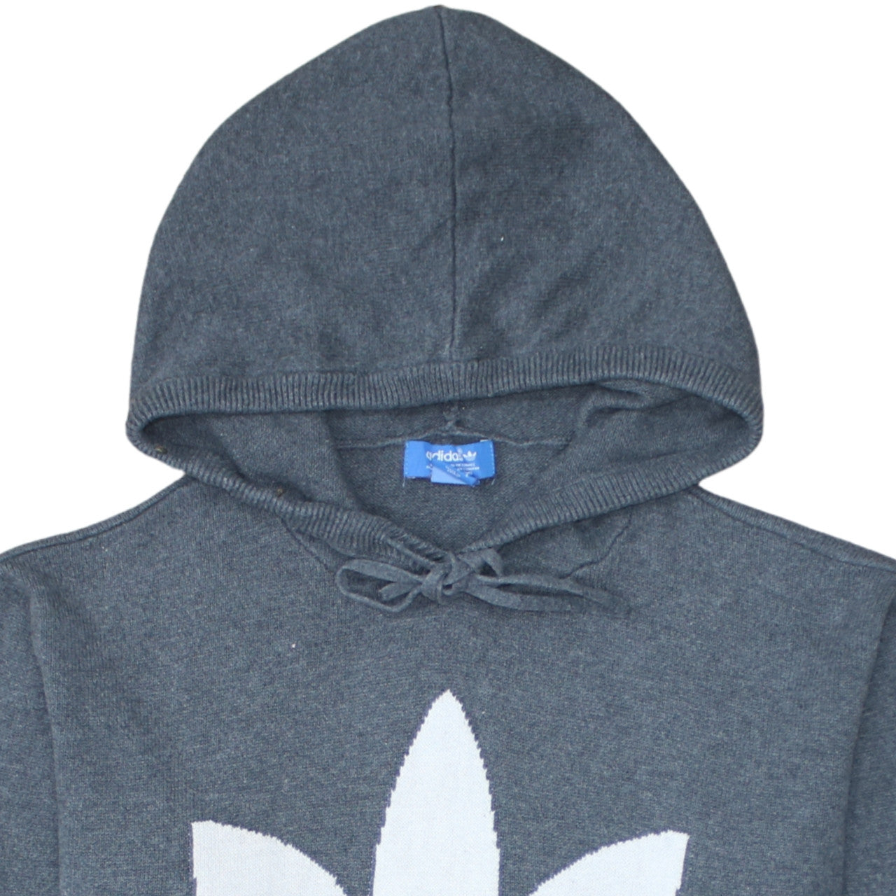 Womens UK Size L adidas Grey Pullover Jumper