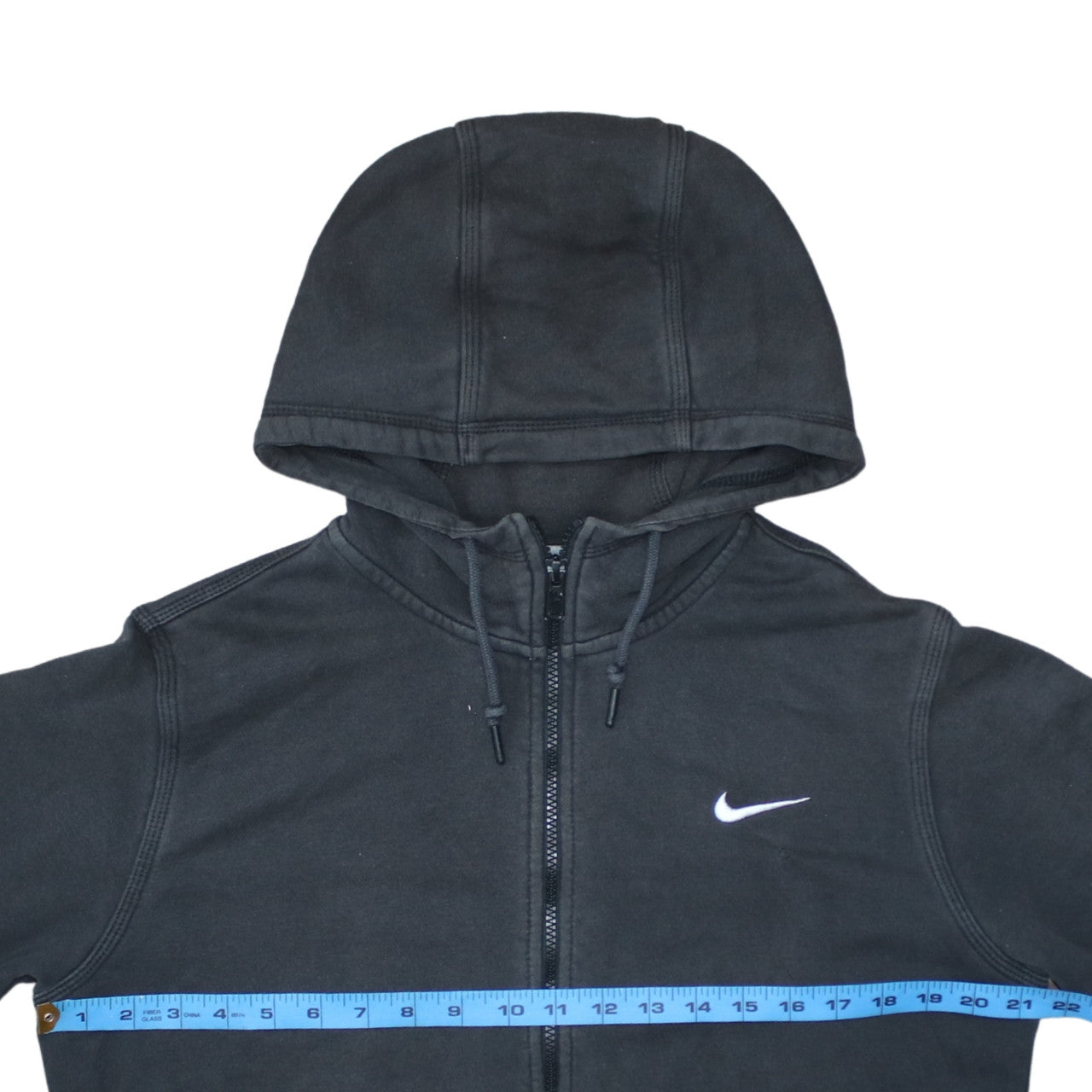 Mens UK Size M Nike Black Full Zip Hoodie