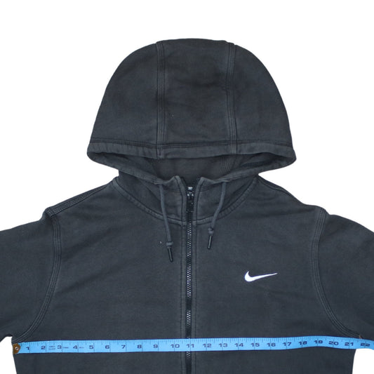 Mens UK Size M Nike Black Full Zip Hoodie