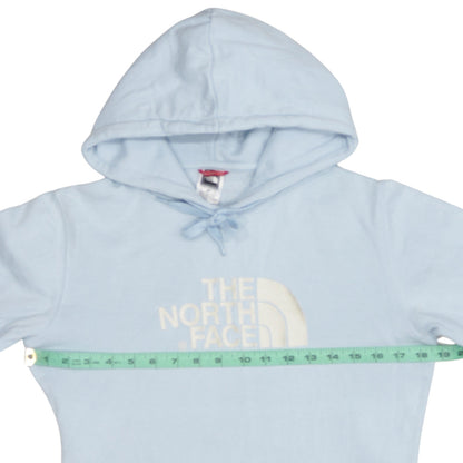 Womens UK Size S The North Face Blue Pullover Hoodie