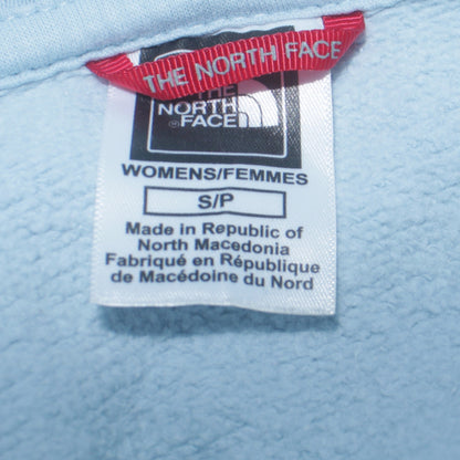 Womens UK Size S The North Face Blue Pullover Hoodie