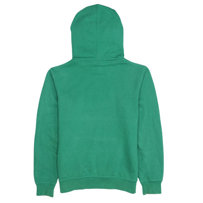 Quiksilver Boys Green Pullover Hoodie 10 Years Logo Graphic Cotton Blend