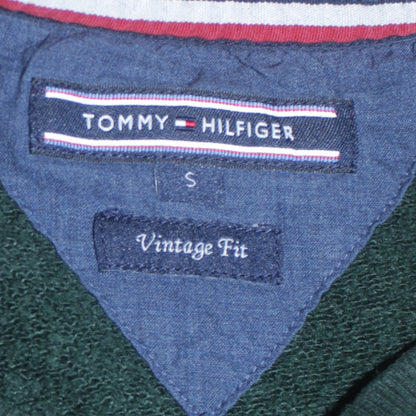 Mens UK Size S Tommy Hilfiger Green Pullover Sweatshirt