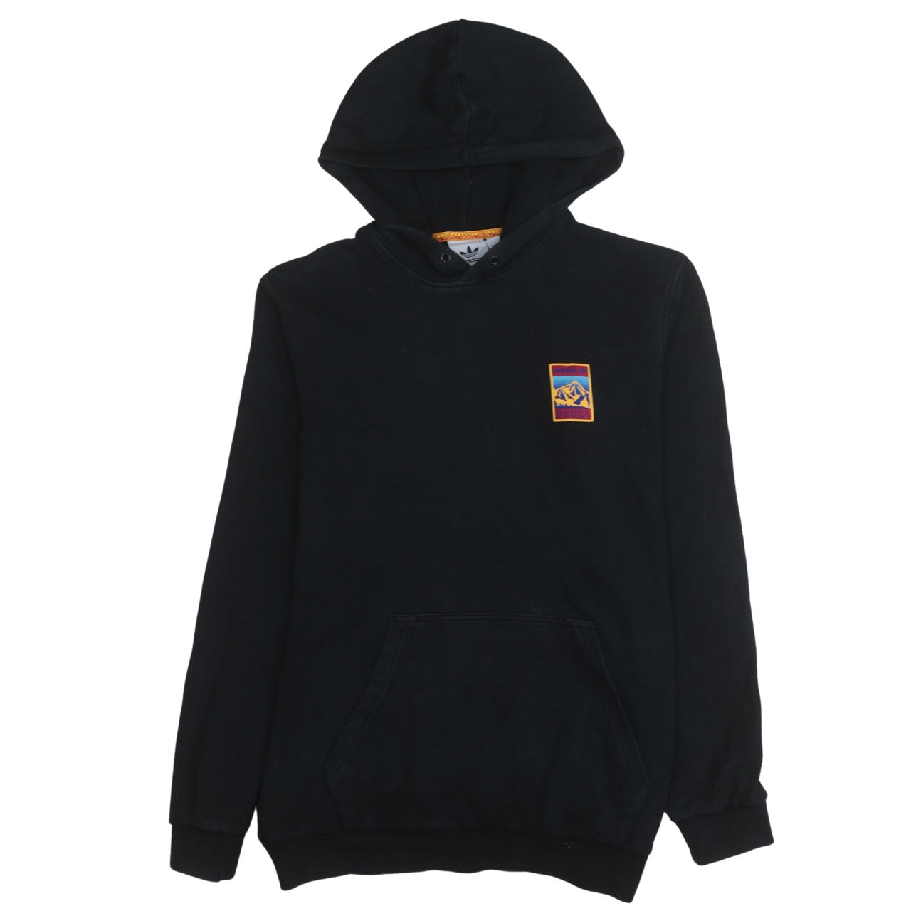 Mens UK Size M adidas Black Pullover Hoodie