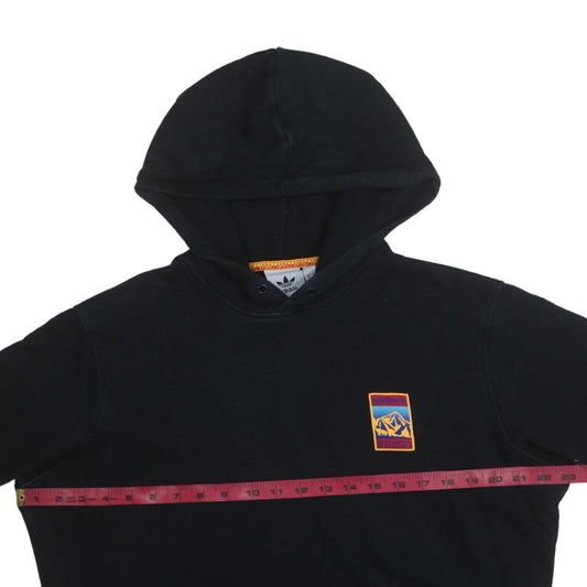 Mens UK Size M adidas Black Pullover Hoodie