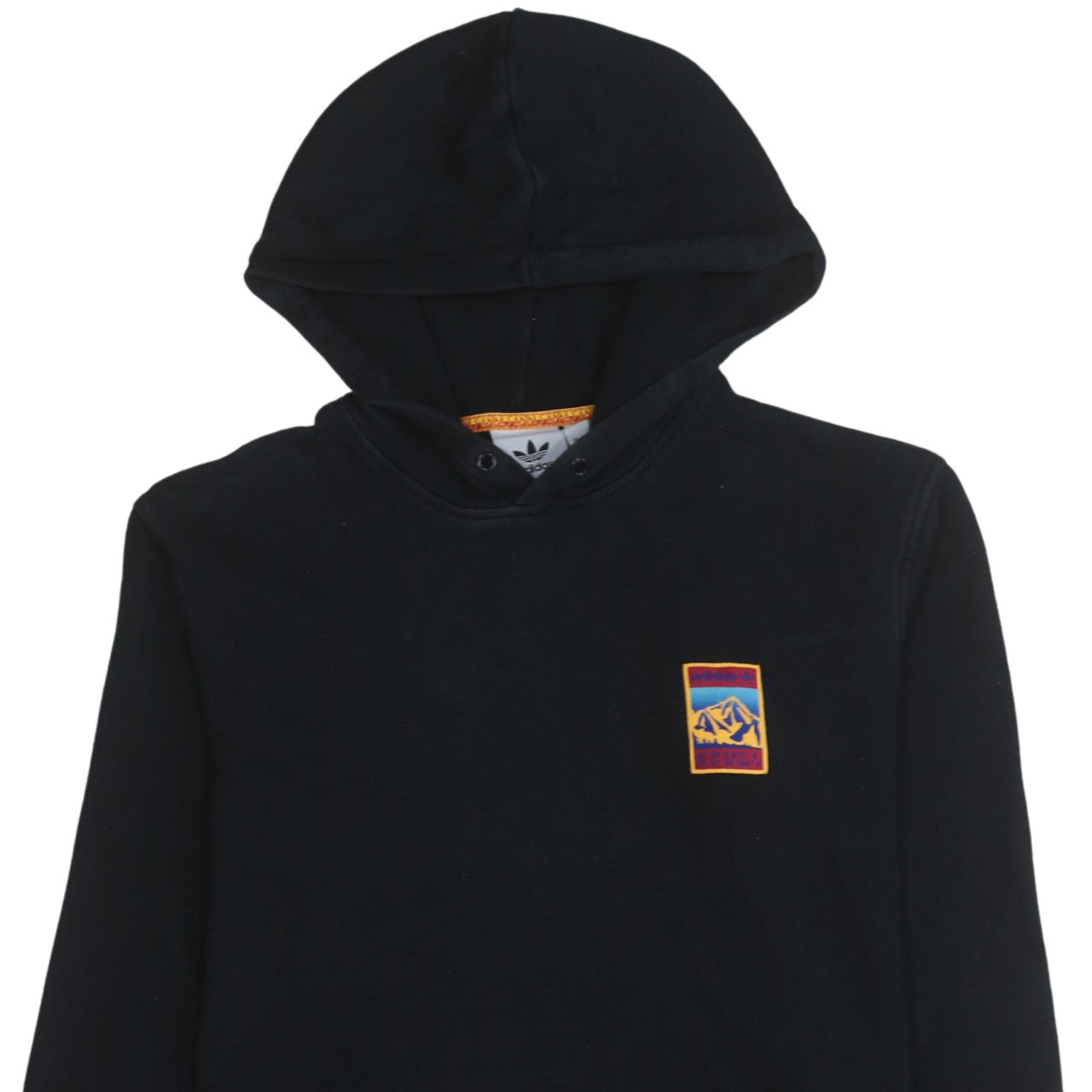 Mens UK Size M adidas Black Pullover Hoodie