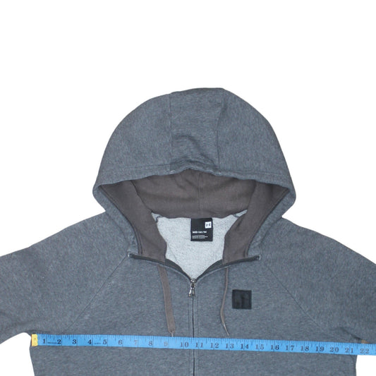 Mens UK Size M Under armour Grey Full Zip Hoodie